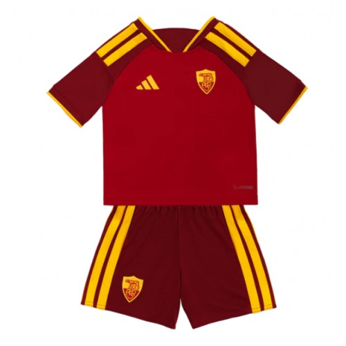 AS Roma Matias Soule #18 Replika Hemmatröja Barn 2026-27 Kortärmad (+ Korta byxor)